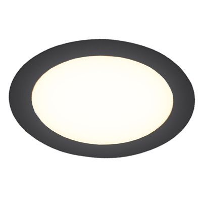 Downlight en aluminium noir, Umbriel, 18W, 4000K LED, IP44