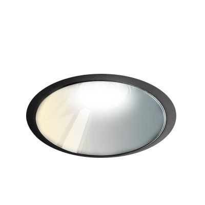 Downlight en aluminium noir, Maud, 10W, white switch LED, IP22