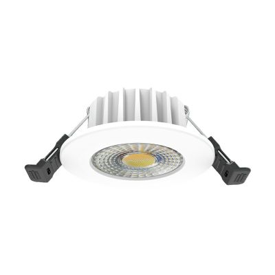 Downlight en aluminium blanc, Hobie, 6W, white switch LED, IP65