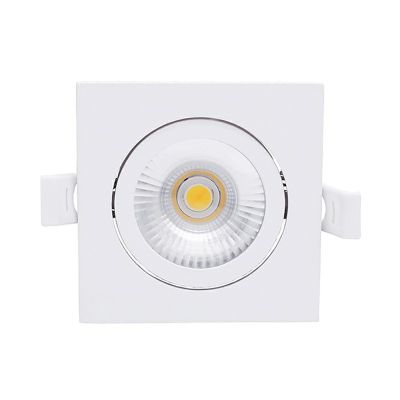 Downlight en aluminium blanc, Loura, 6W, white switch LED, IP65