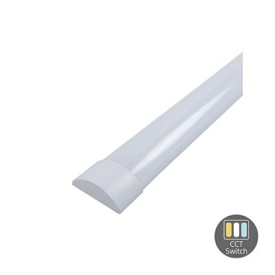 Barre LED 120 cm - Cong - 20 W/30 W/40 W - Interrupteur blanc - IP40