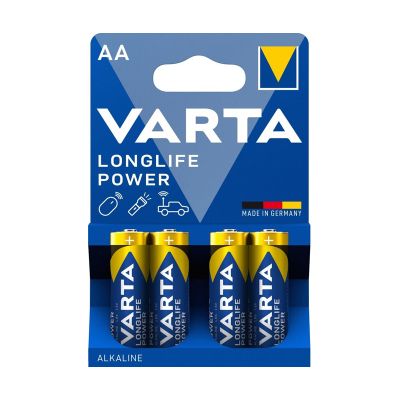 Pack de 4 piles Varta AA