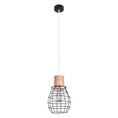 Suspension en bois marronne, Gerbrich