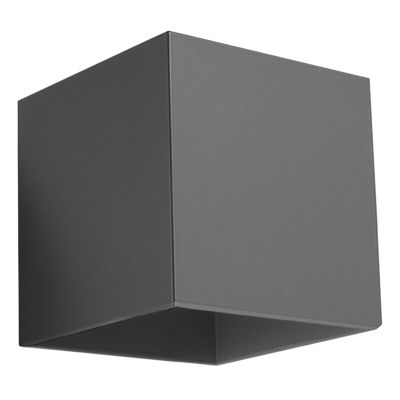 Applique up and down en aluminium anthracite, Andro