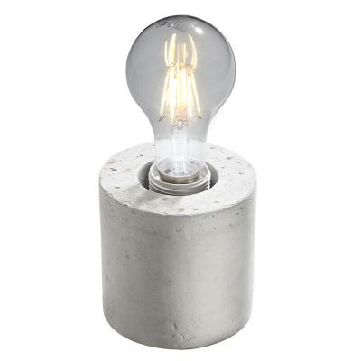 Lampe de table en béton grise, Anela