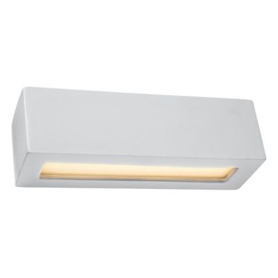 Applique up and down en verre grise, Emmaly