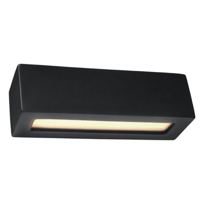 Applique up and down en verre noire, Emmaly