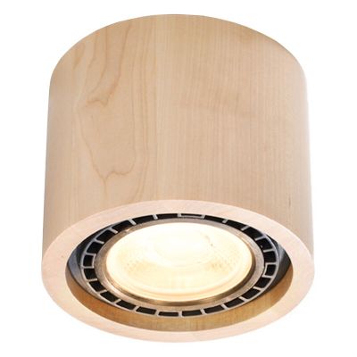 Spot en saillie en bois marron, Alessio