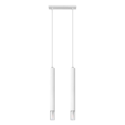 Suspension en verre blanche, Ishani