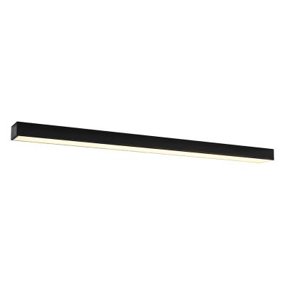 Plafonnier en aluminium noir, Mascha, 48W, 3000K LED