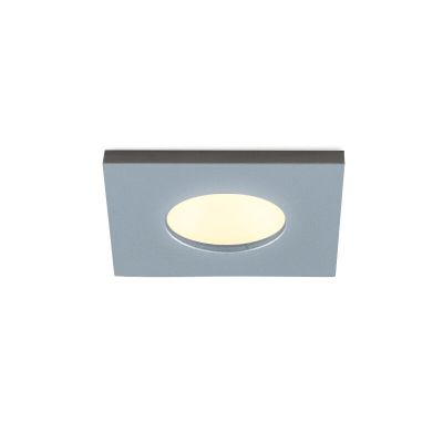 Éclairage veranda carré chromé Dico, IP65, gradable