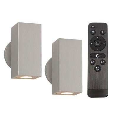 2 appliques up down Rudy, 12V, avec kit de connexion et télécommande