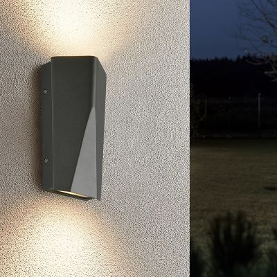 Luminaire extérieur design anthracite, Sahl, 4,5W, 3000K LED, IP65