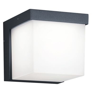 Luminaire extérieur en aluminium anthracite, Faro, 3,5W, 3000K LED, IP54