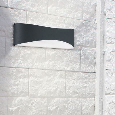 Luminaire extérieur moderne noir, Bernadina, 9W, 3000K LED, IP65