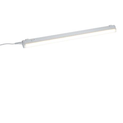 Éclairage sous meuble cuisine en plastique blanc, Irmak, 7W, 3000K LED, avec interrupteur