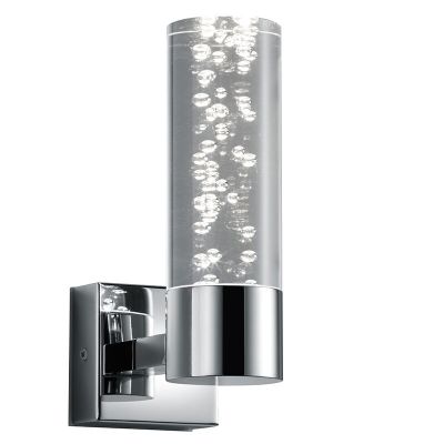 Applique murale design chromée, Delfina, 3,1W, 3000K LED, IP44