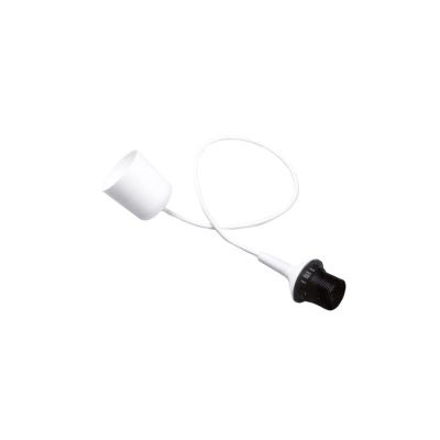 Suspension en plastique blanche, Dorus