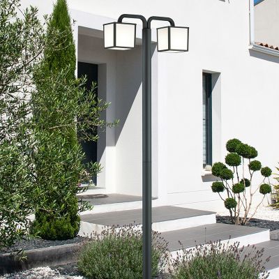 Luminaire extérieur en aluminium anthracite, Carmen, IP54