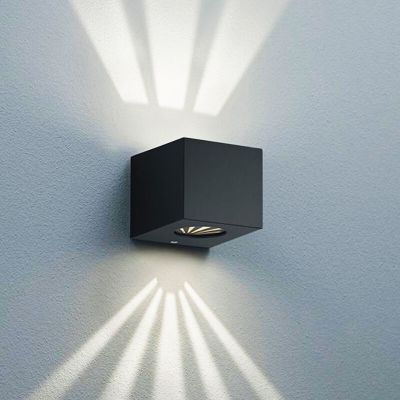 Luminaire extérieur design noir, Sandby, 2W, 3000K LED, IP44