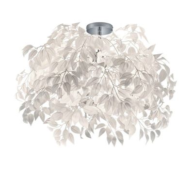 Lampe plafond rétro chromée, Urwa