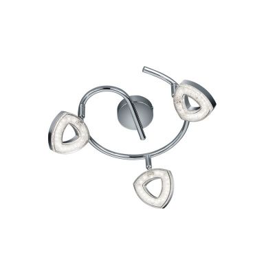 Applique murale moderne chromée, Vayannah, 4,5W, 3000K LED