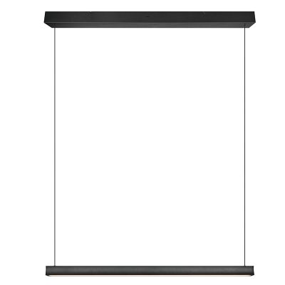 Suspension moderne noire, Wishal, 29W, white switch LED, gradable en 3 étapes