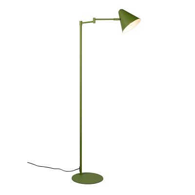 Lampadaire moderne vert, Jille, avec interrupteur