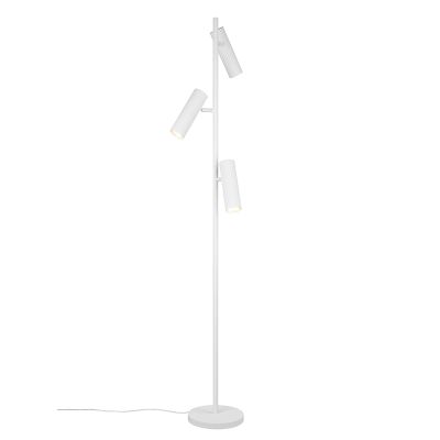 Lampadaire moderne blanc, Sieb, avec interrupteur