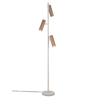 Lampadaire moderne marron, Sieb, avec interrupteur