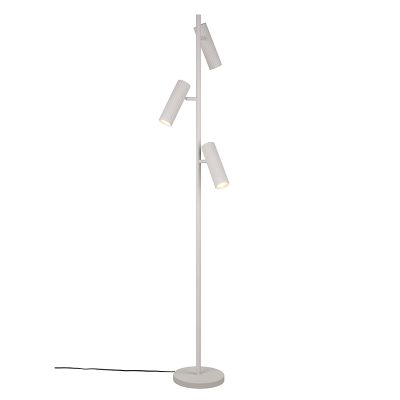 Lampadaire moderne gris, Sieb, avec interrupteur