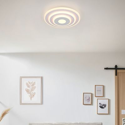 Plafonnier design blanc, Yeel, 35W, blanc chaud à froid réglable LED, gradable en 3 étapes