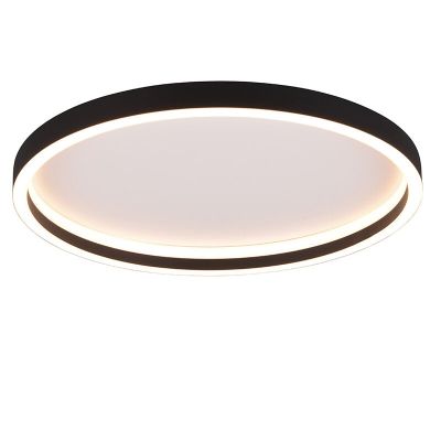 Lampe plafond design noire, Gilbert, 20W, 3000K LED