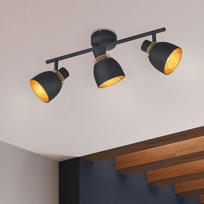 Spot plafond moderne noir, Sylvano
