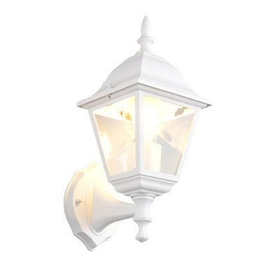 Luminaire extérieur classique blanc, Lavina, IP44