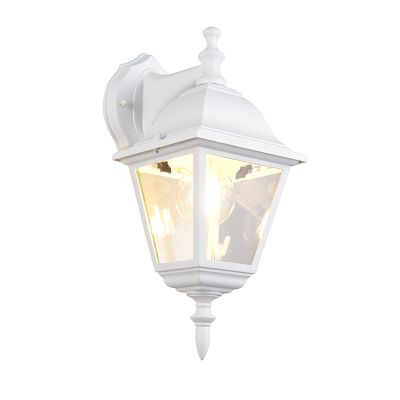 Luminaire extérieur classique blanc, Lavina, IP44