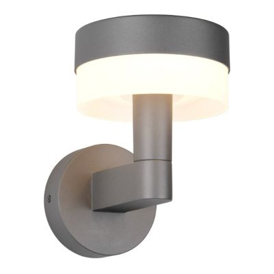 Luminaire extérieur moderne anthracite, Irfaan, 8W, 3000K LED, IP54