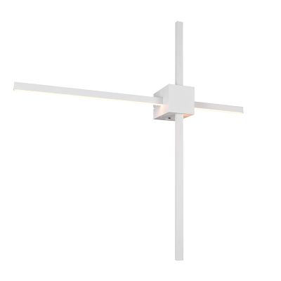 Applique murale moderne blanche, Tsjerk, gradable en 3 étapes