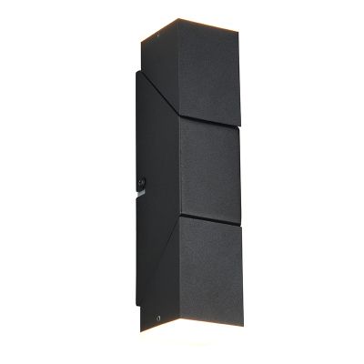 Applique up and down moderne noire, Lok, 3W, 3000K LED