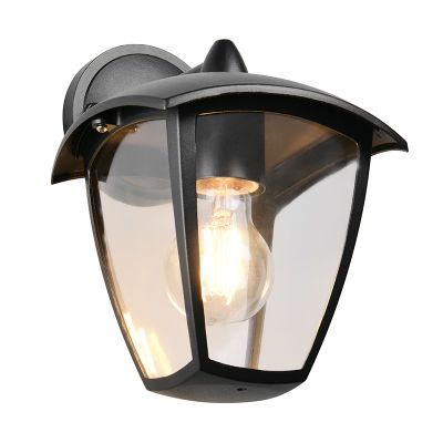 Luminaire extérieur moderne noir, Samatar, IP44