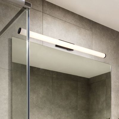 Applique salle de bain moderne noire, Staby, 8,6W, 3000K LED, IP44