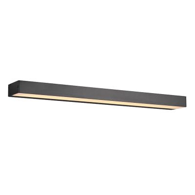 Applique salle de bain moderne noire, Basma, 8W, 3000K LED, IP44