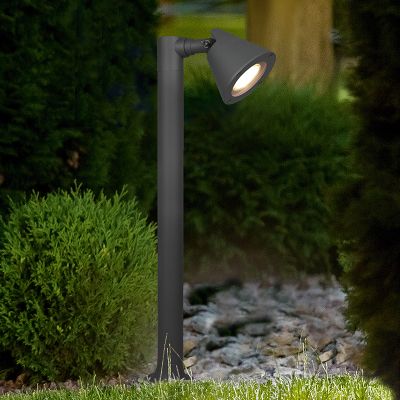 Lampe de table extérieur moderne anthracite, Yannik, IP44
