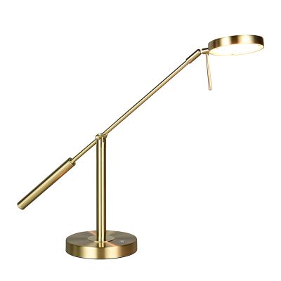 Lampe de table moderne laiton, Bilge, avec variateur tactile