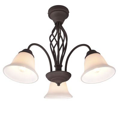 Lampe plafond classique couleur rouille, Detroit