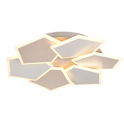 Lampe plafond moderne blanche, Vishaal, gradable en 3 étapes