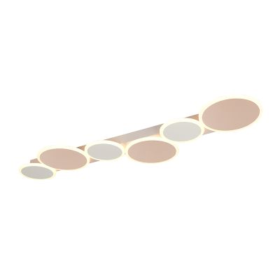 Lampe plafond moderne blanche, Vasiliki, gradable en 3 étapes