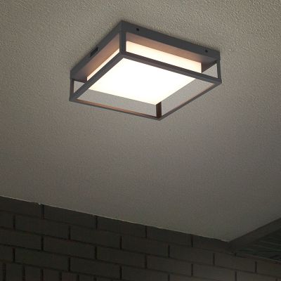 Luminaire extérieur en métal anthracite, Rolina, 14W, blanc chaud à froid réglable LED, IP54, gradable en 3 étapes