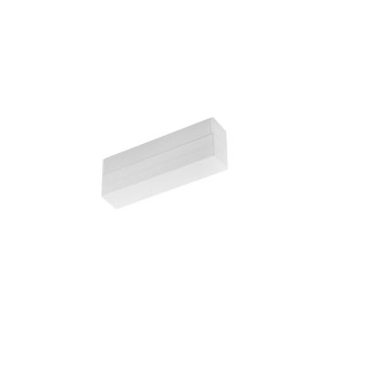 Alimentation universelle pour éclairage sur rail biphasé, plastique, blanc