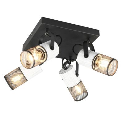 Spot plafond vintage noir, Marjet